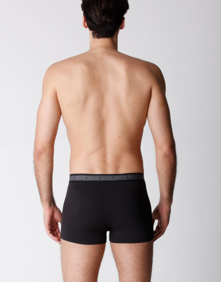 Lovable Value Elegance boxer uomo cotone biologico nero 2 pezzi