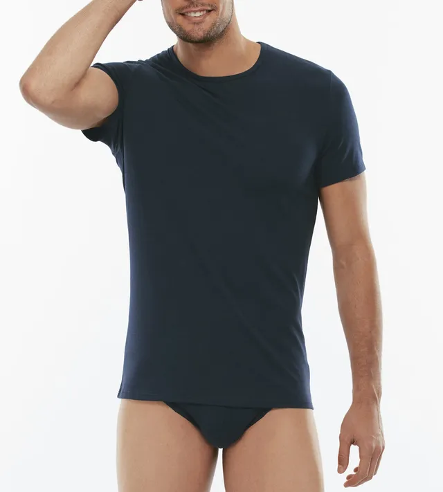 Lovable Basic Soul T-Shirt girocollo blu cotone elasticizzato