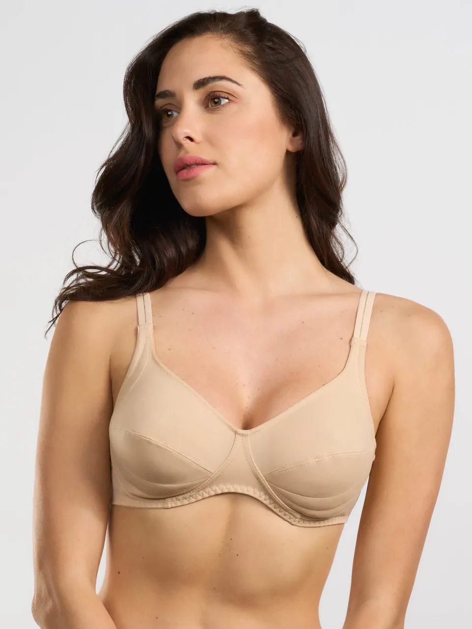 SPIMAN Millennial Reggiseno senza ferretto bianco coppa C