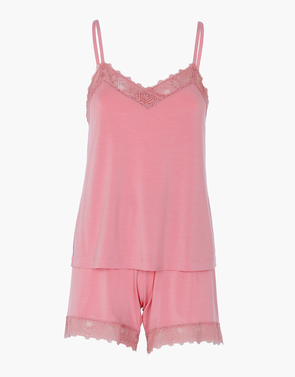 Lovable Basic Soul Elegant Modal Top e Pantaloncino 2/S rosa malva