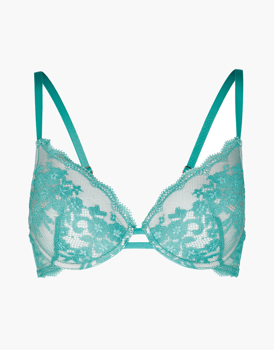 Lovable Garden Flowers Lace Flower Dreams reggiseno imbottito con ferretto menta
