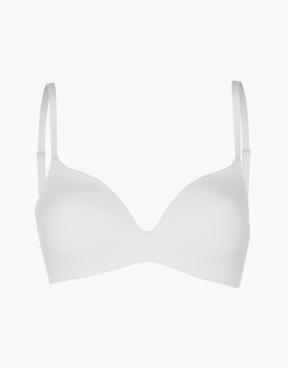 Lovable Invisible Essence reggiseno senza ferretto bianco, coppe imbottite