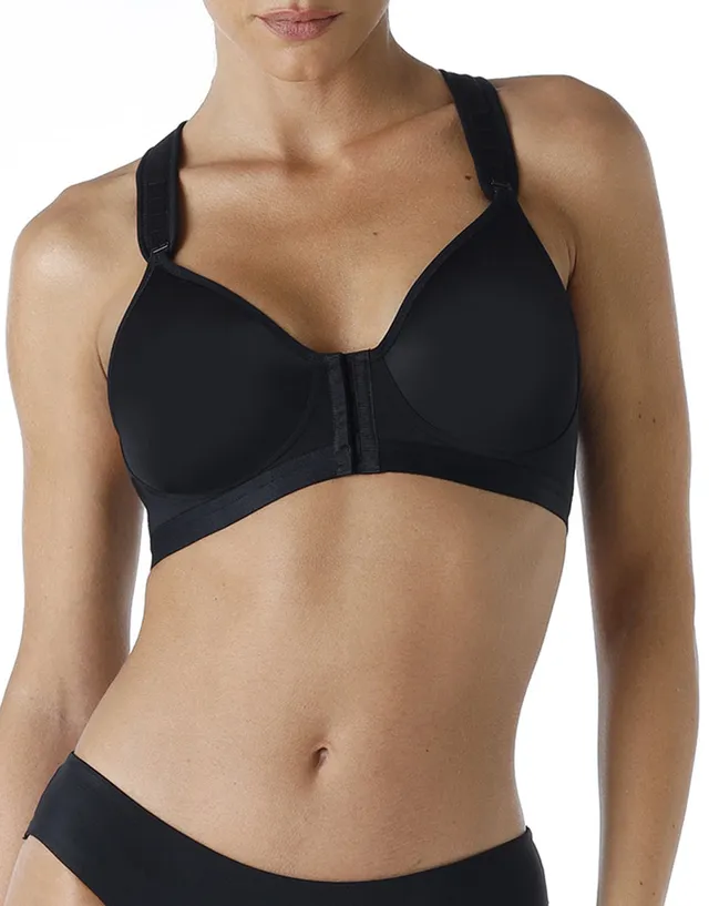 Lovable My Daily Comfort Active Comfort reggiseno sportivo apertura frontale nero