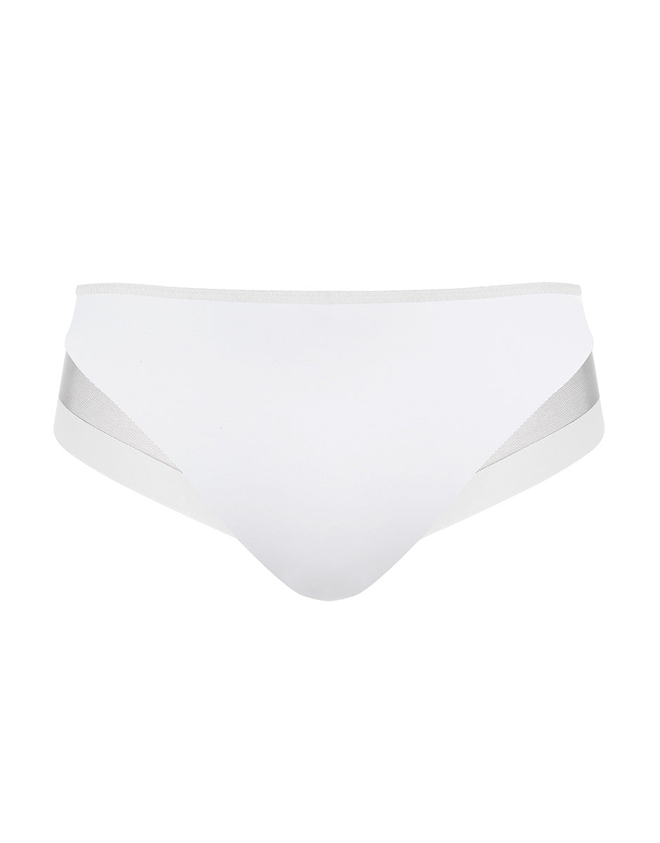 Lovable Invisible Lift Classic Invisible slip midi bianco in microfibra e tulle