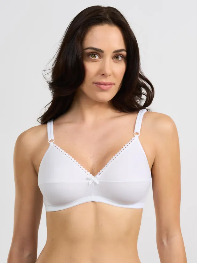 SPIMAN Armonya reggiseno in cotone elasticizzato coppa B bianco