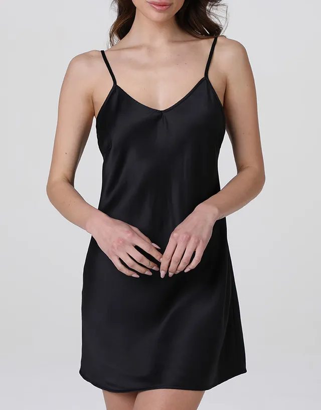 Lovable Basic Soul sottoveste in satin nero