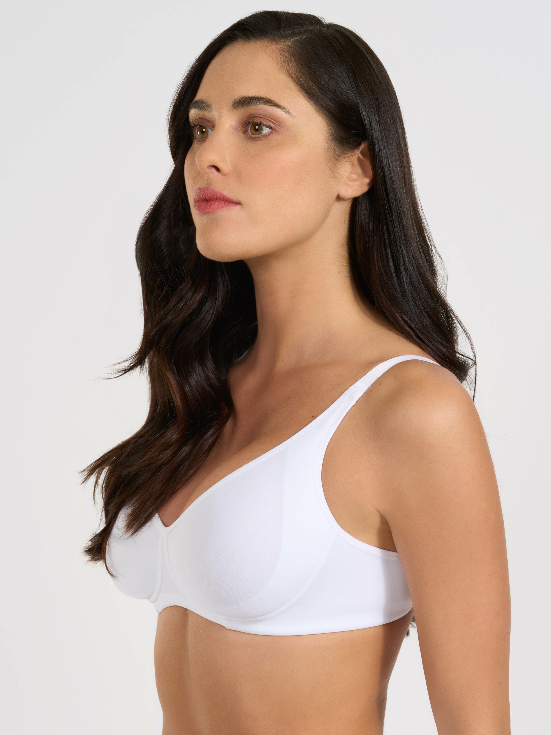 SPIMAN Design reggiseno in microfibra con coppe preformate