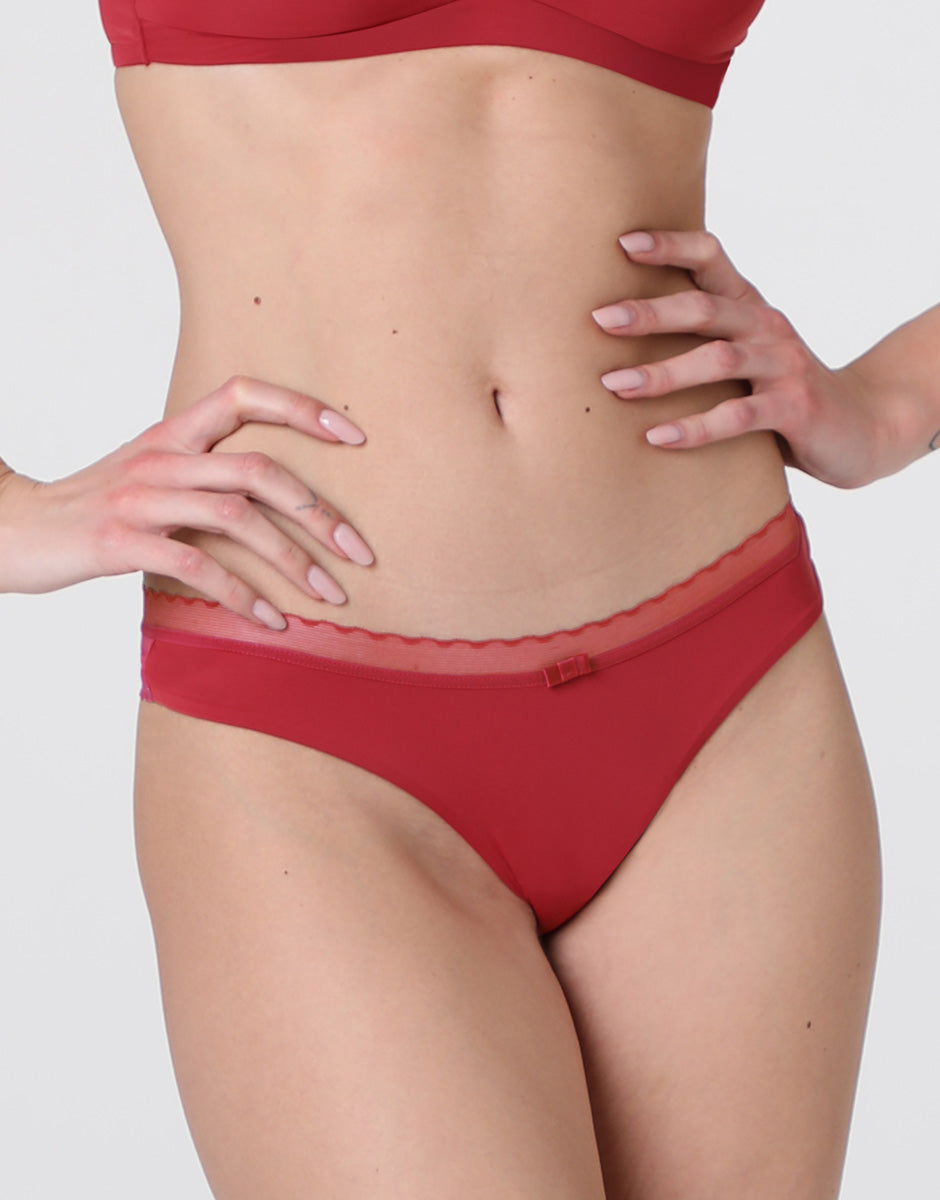 Lovable My Daily Comfort brasiliano lampone microfibra ultrapiatto