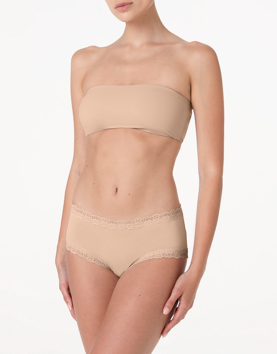 Lovable So Lacy Panties Lacy Micro culotte microfibra nudo chiaro