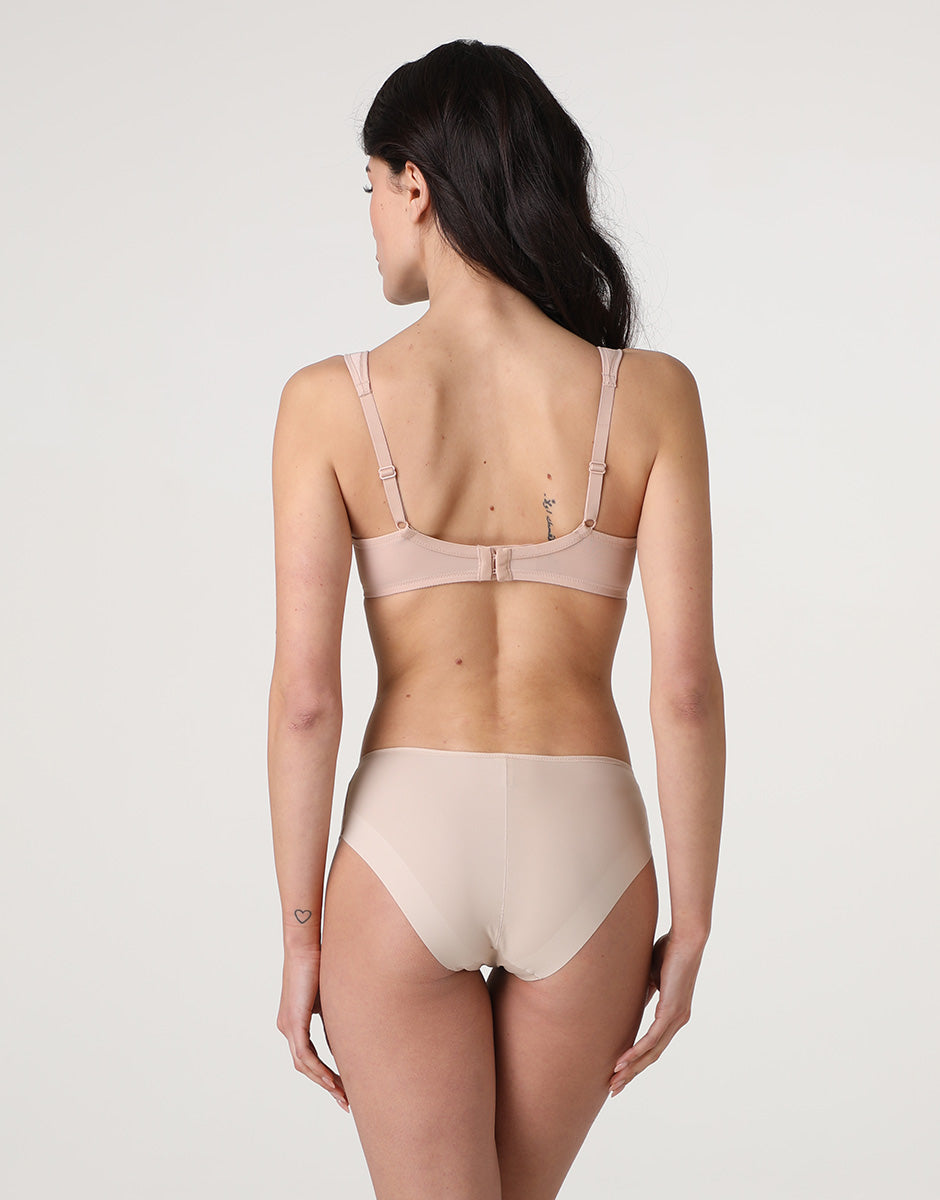 Lovable Body Bliss Modern Shaping Minimizer reggiseno con ferretto cipria modellante