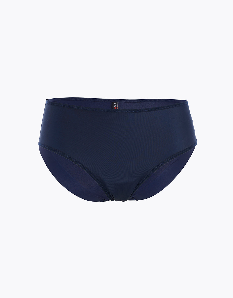 Lovable Invisible Lift Slip midi blu navy in microfibra invisibile