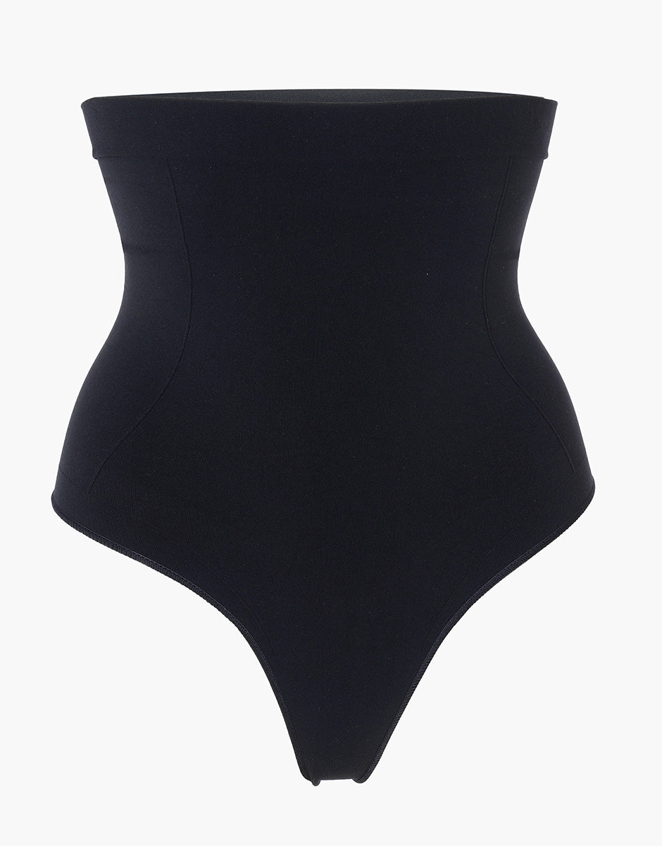 Lovable Body Bliss Silhouette Shaping guaina perizoma vita alta nera modellante