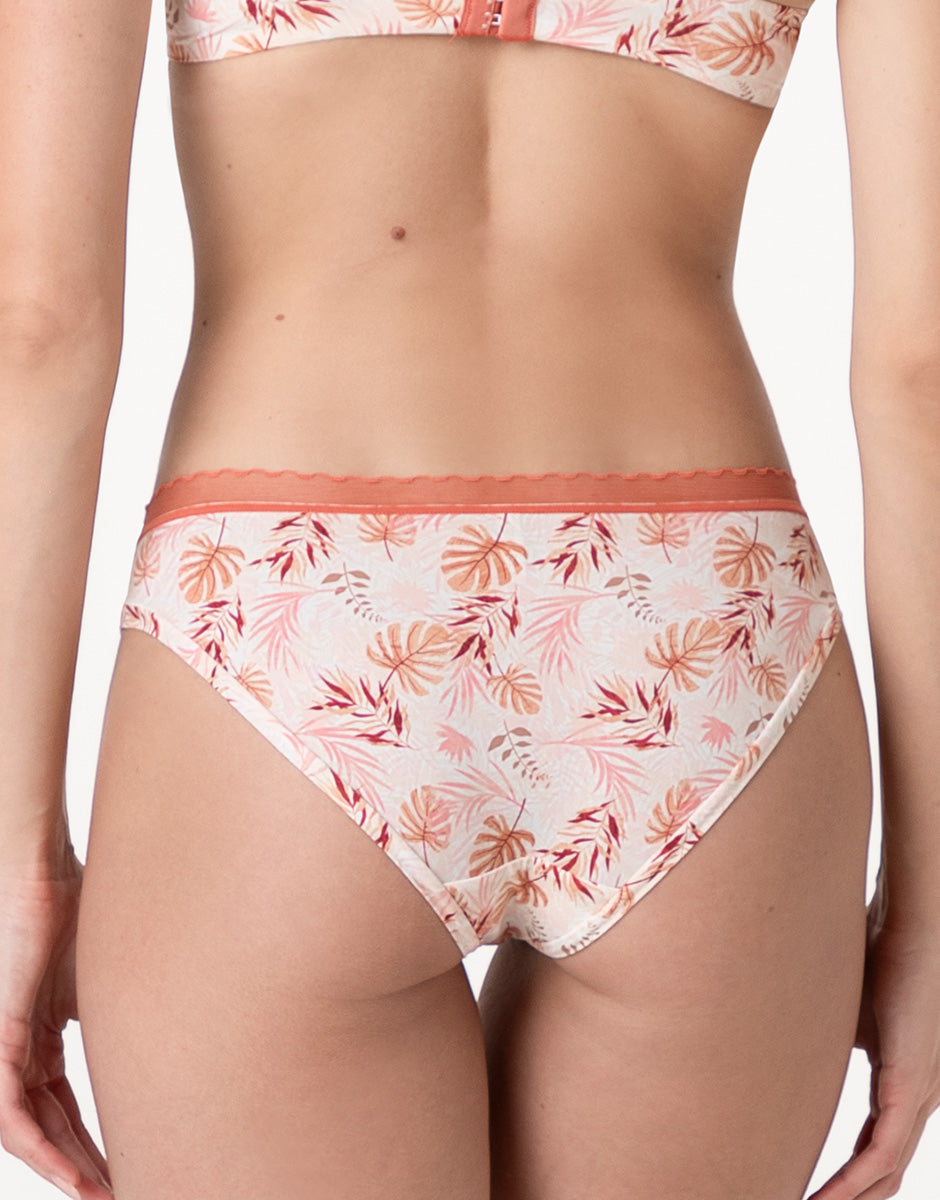 Lovable My Daily Comfort Printed slip rosa polvere stampato in microfibra