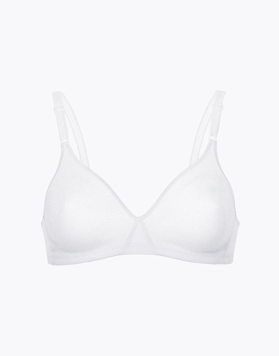 Lovable Value Elegance Cotton Line reggiseno bianco bipack cotone