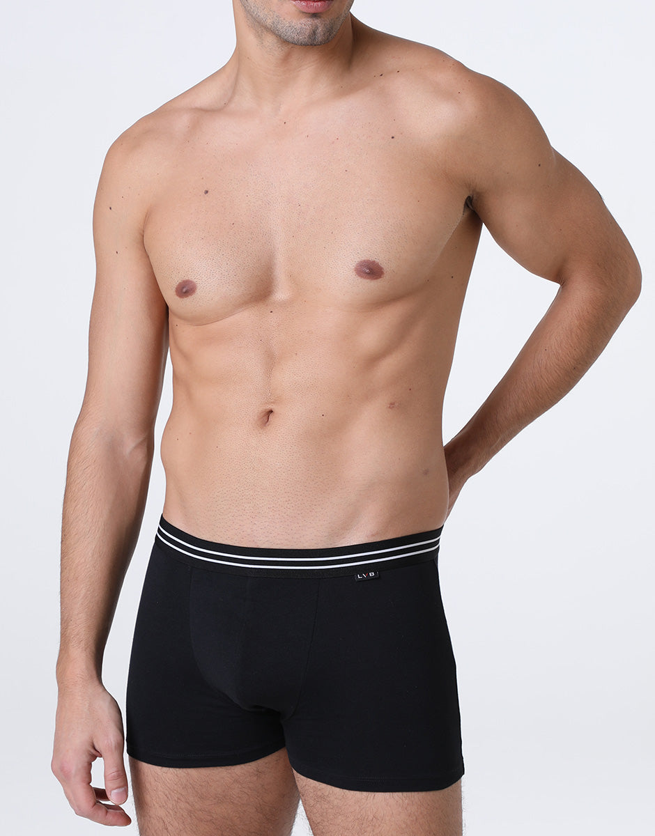 Lovable Value Elegance Basic Multipack boxer bipack nero in cotone elasticizzato