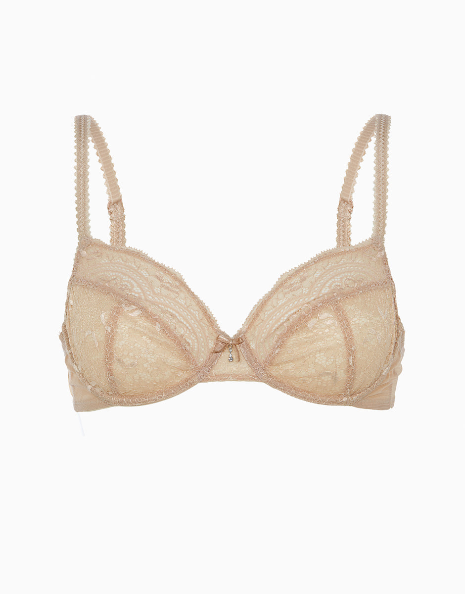 Lovable Celebrity Reggiseno con ferretto skin in pizzo e tulle