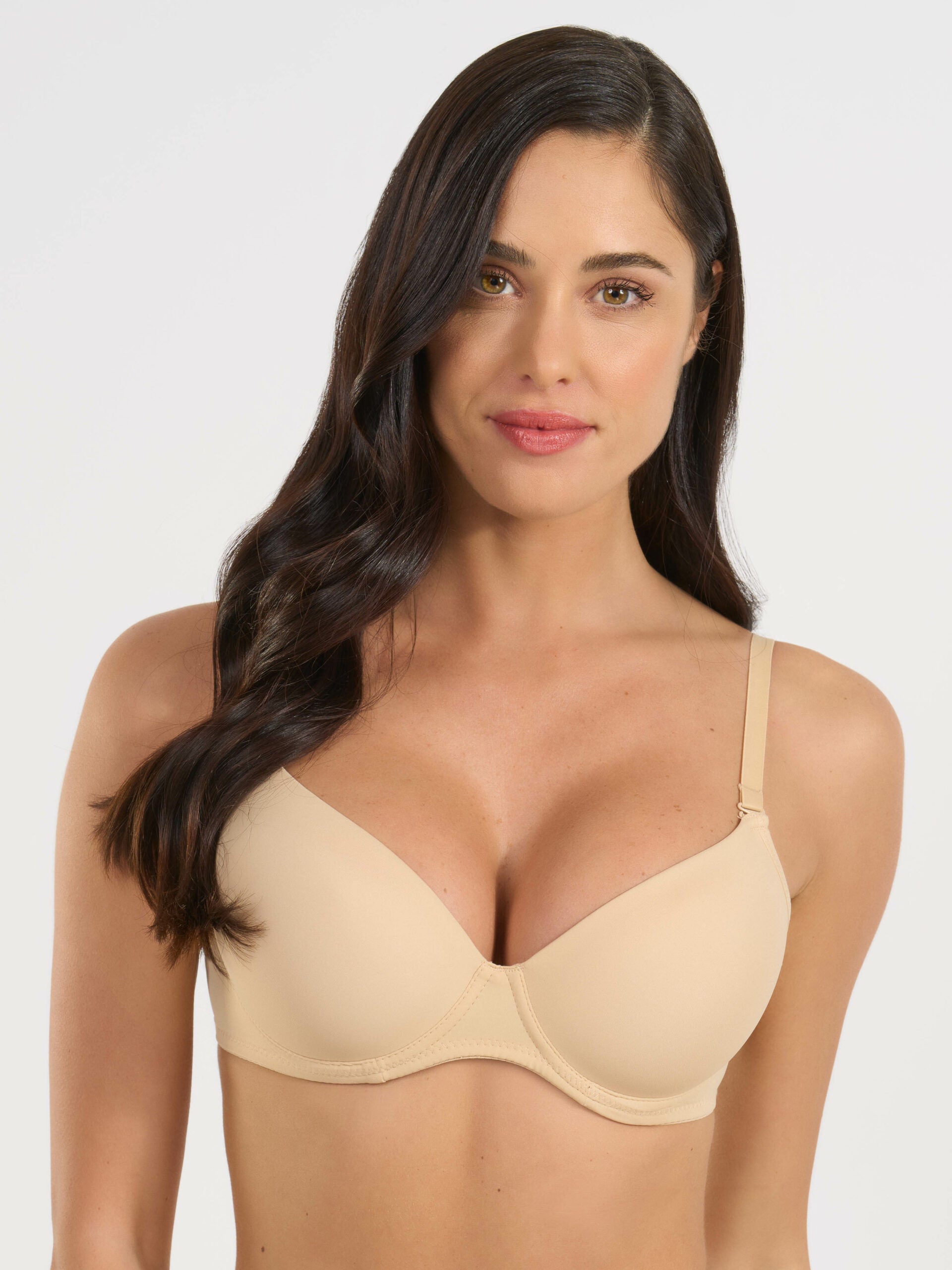 SPIMAN Design Reggiseno balconcino imbottito nero coppa B