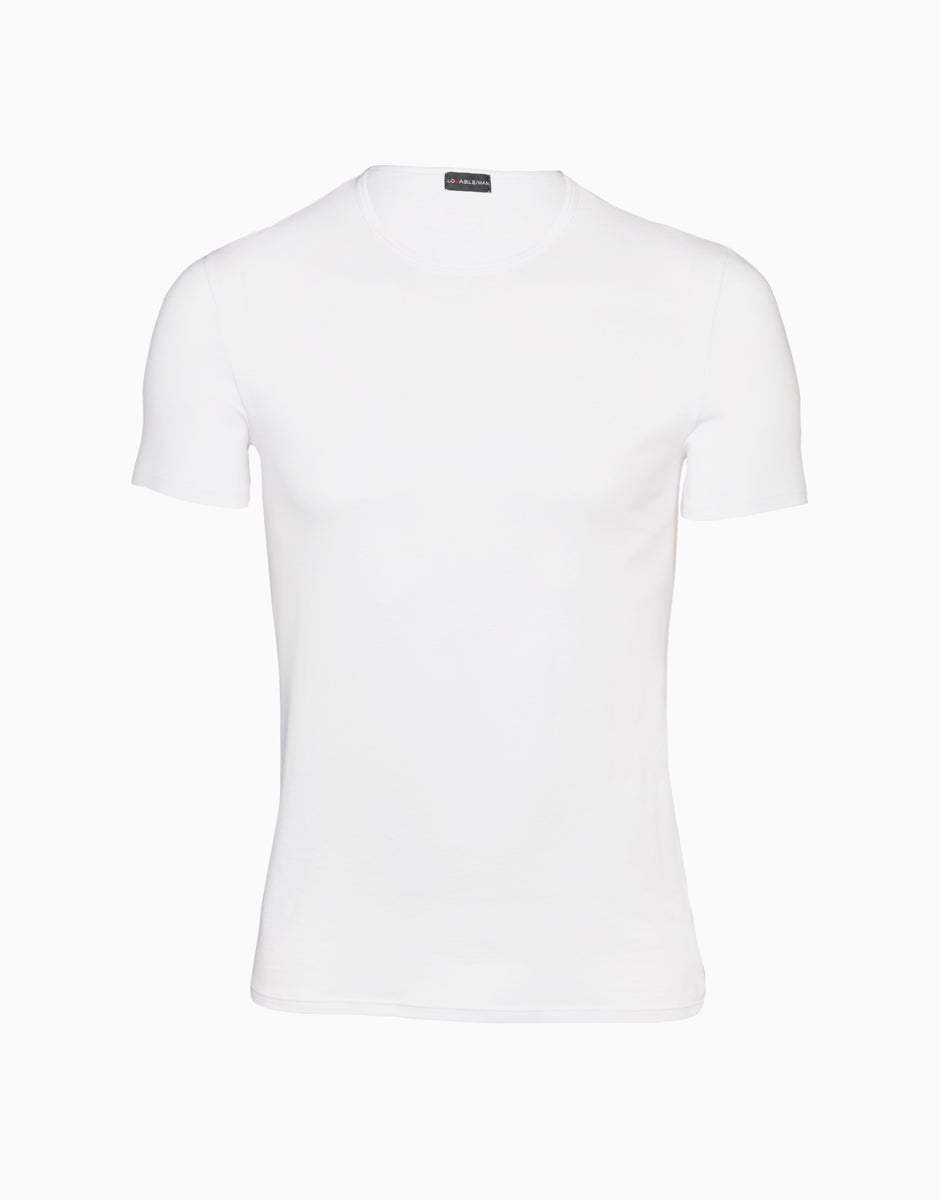 Lovable Basic Soul Cotton Stretch T-shirt girocollo bianco