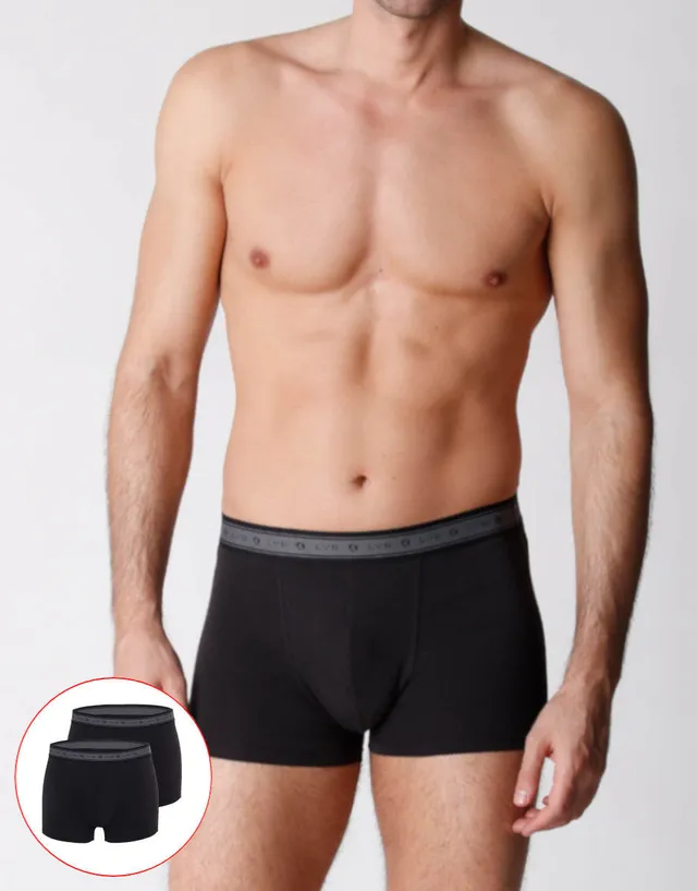 Lovable Value Elegance boxer uomo cotone biologico nero 2 pezzi