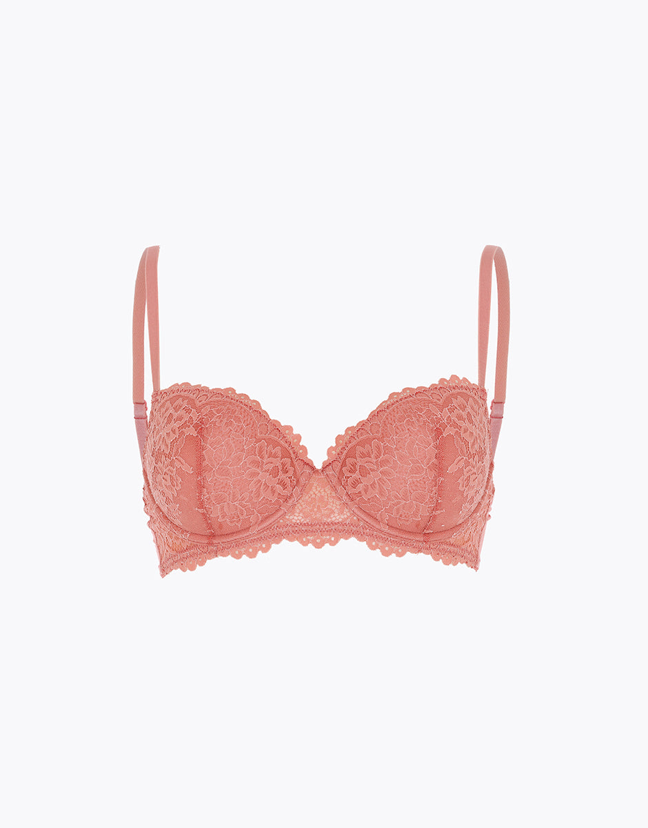 Lovable Stylish Lace reggiseno balconcino terracotta chiaro pizzo