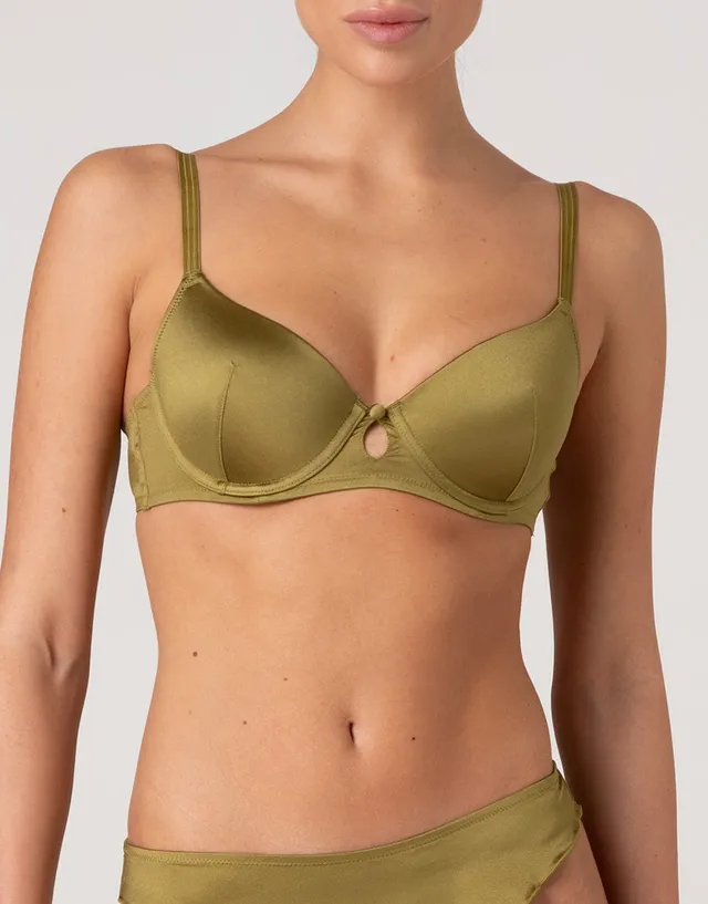 Lovable Invisible Lift Chic Micro reggiseno imbottito con ferretto verde cardamomo