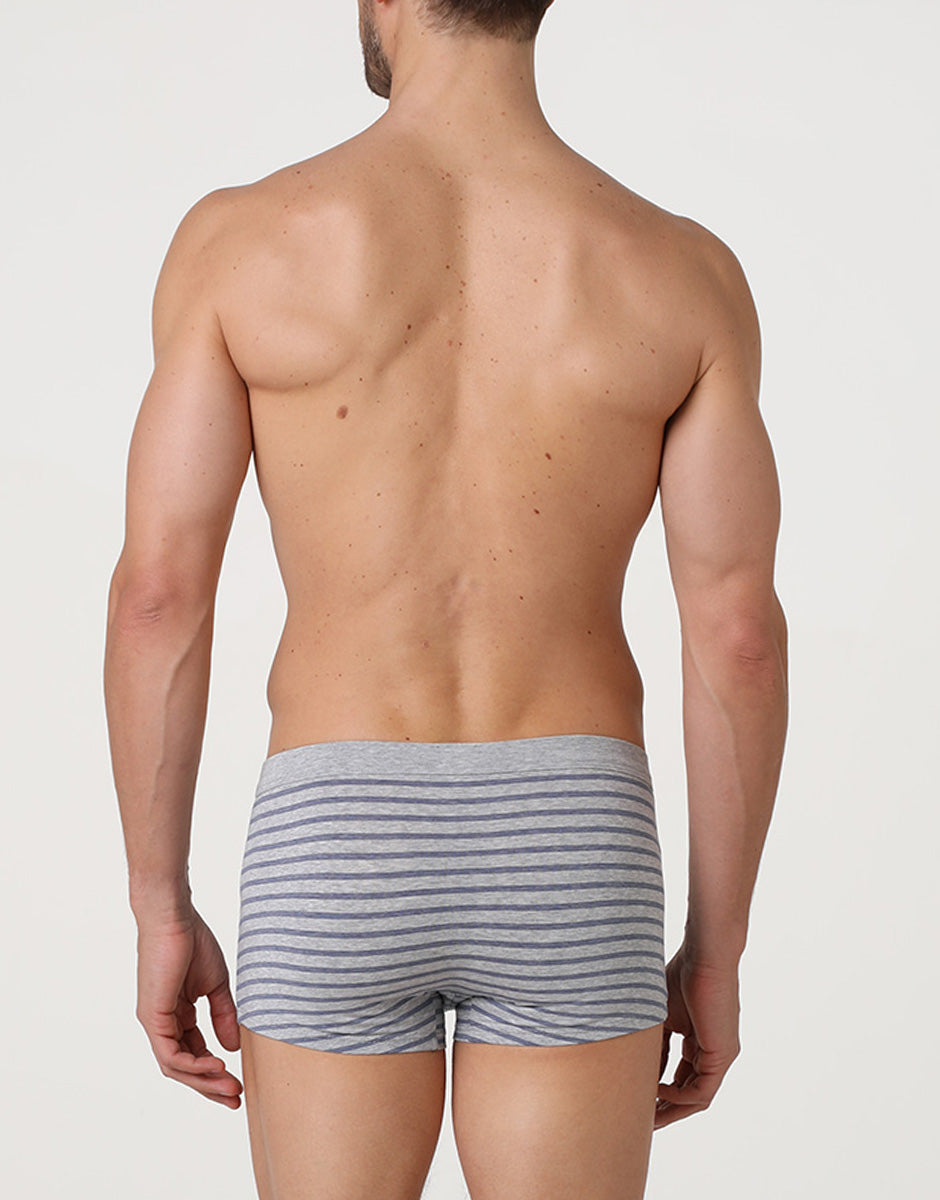 Lovable Value Elegance Boxer Jacquard Cotton Modal boxer grigio melange e avio