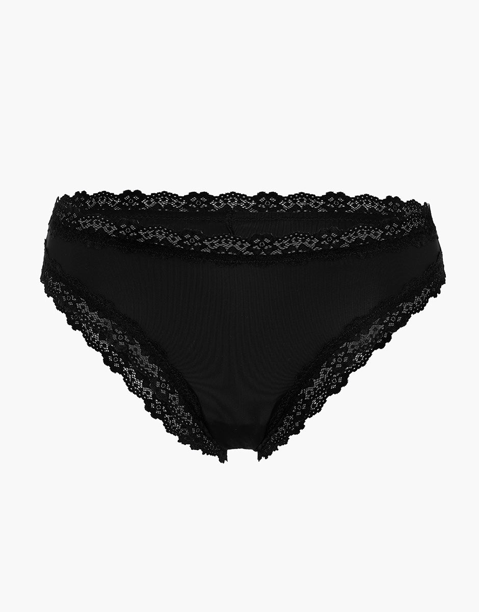 Lovable So Lacy Panties Lacy Micro Brasiliano nero
