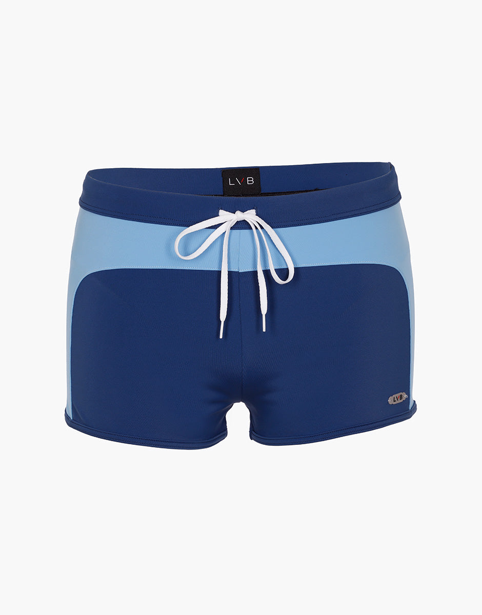Lovable Glam Shiny Micro Sporty RCS costume parigamba blu scuro e azzurro