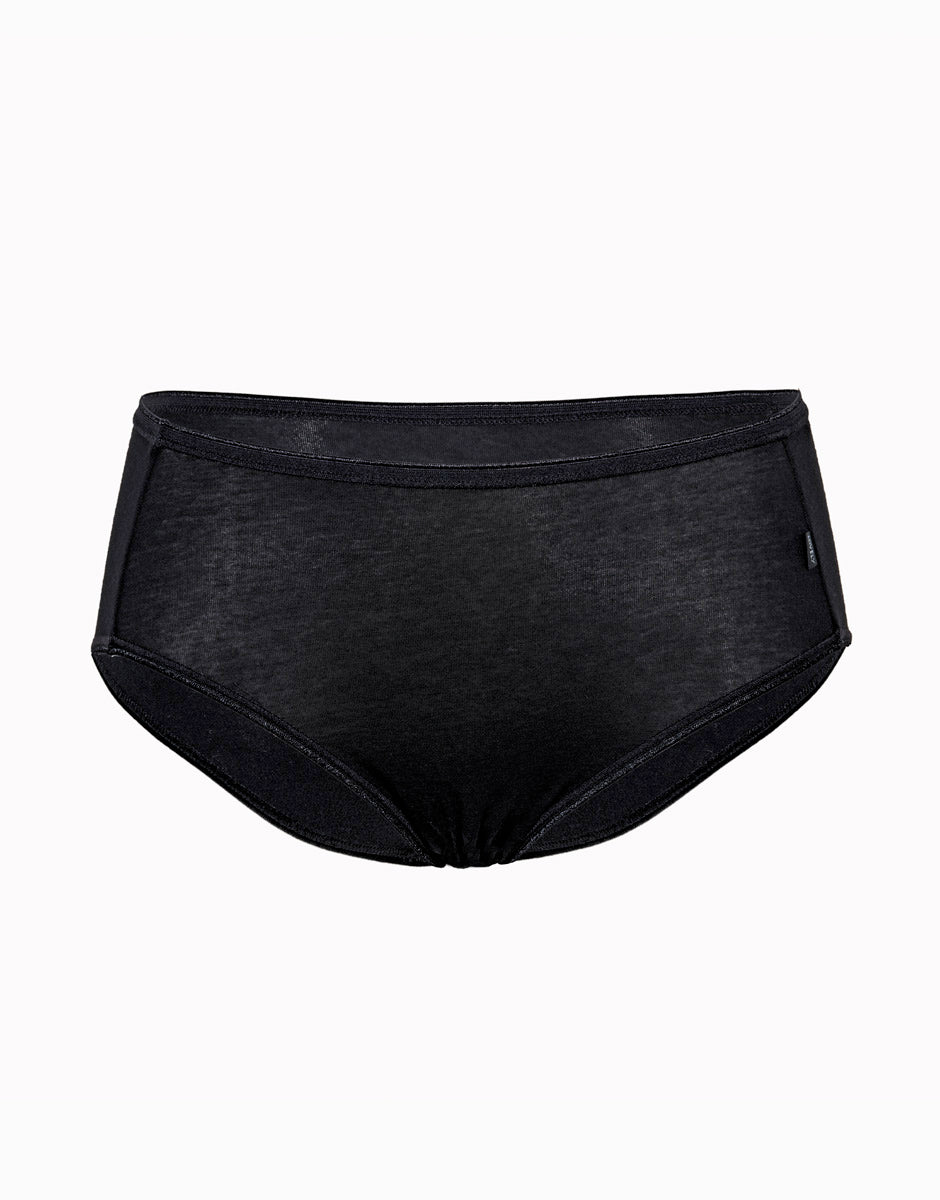 Lovable Lovely slip midi nero in cotone soft