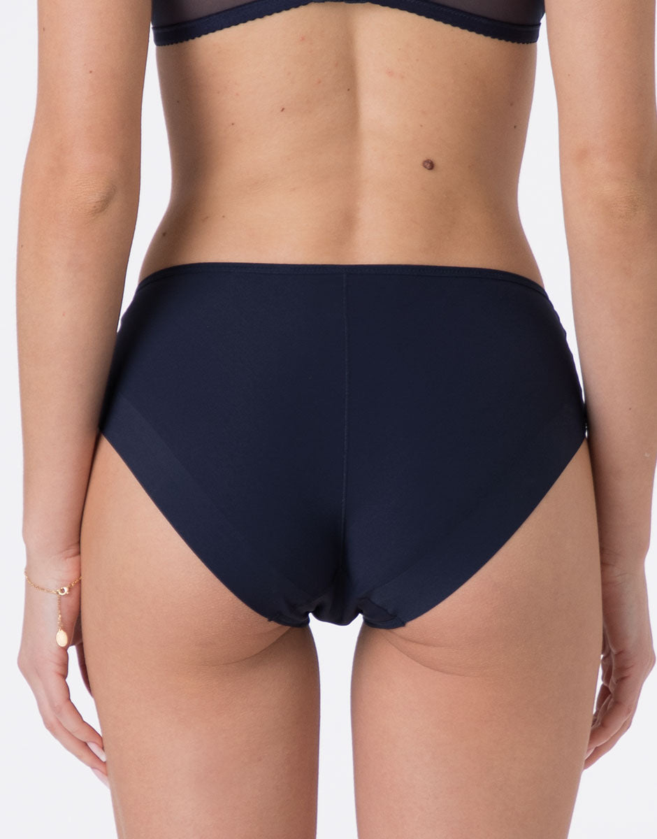 Lovable Invisible Lift Slip midi blu navy in microfibra invisibile