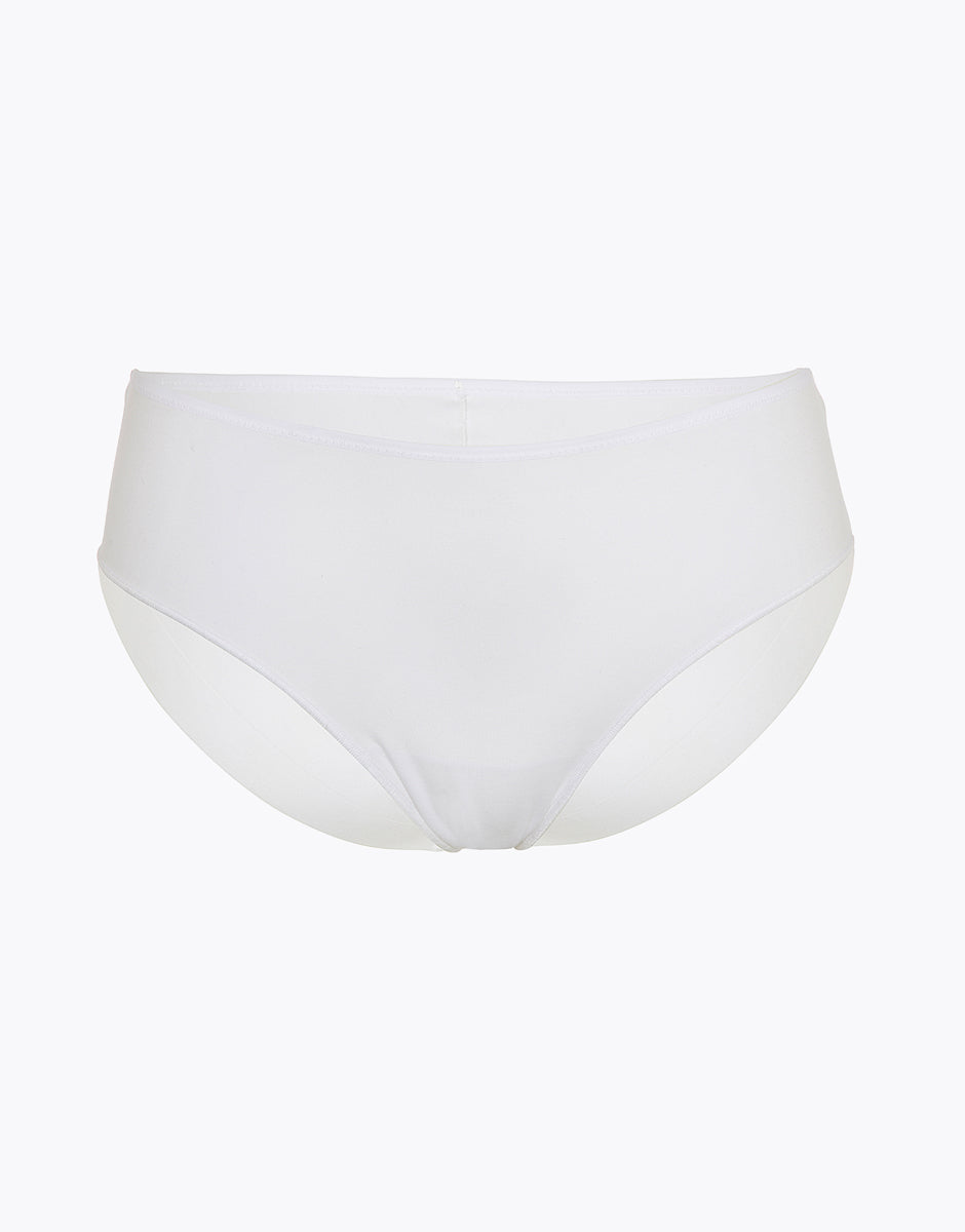 Lovable Invisible Cotton slip midi bianco in cotone