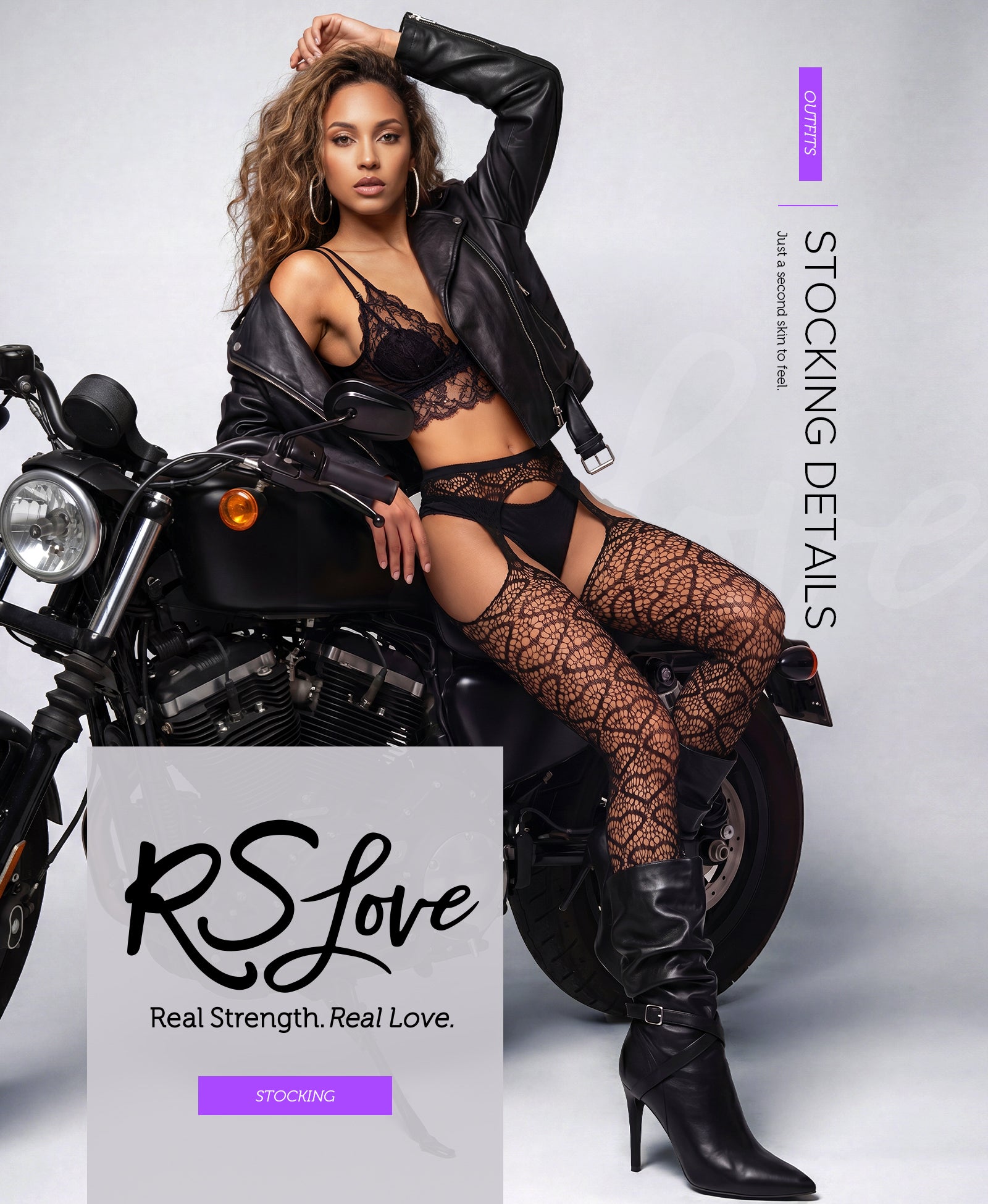RSLOVE Patterned tights collant a rete neri con cuori