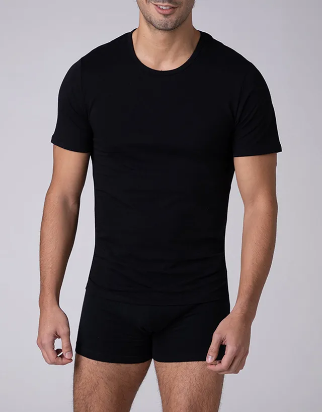 Lovable Basic Soul Cool Sensation t-shirt nera in cotone elasticizzato