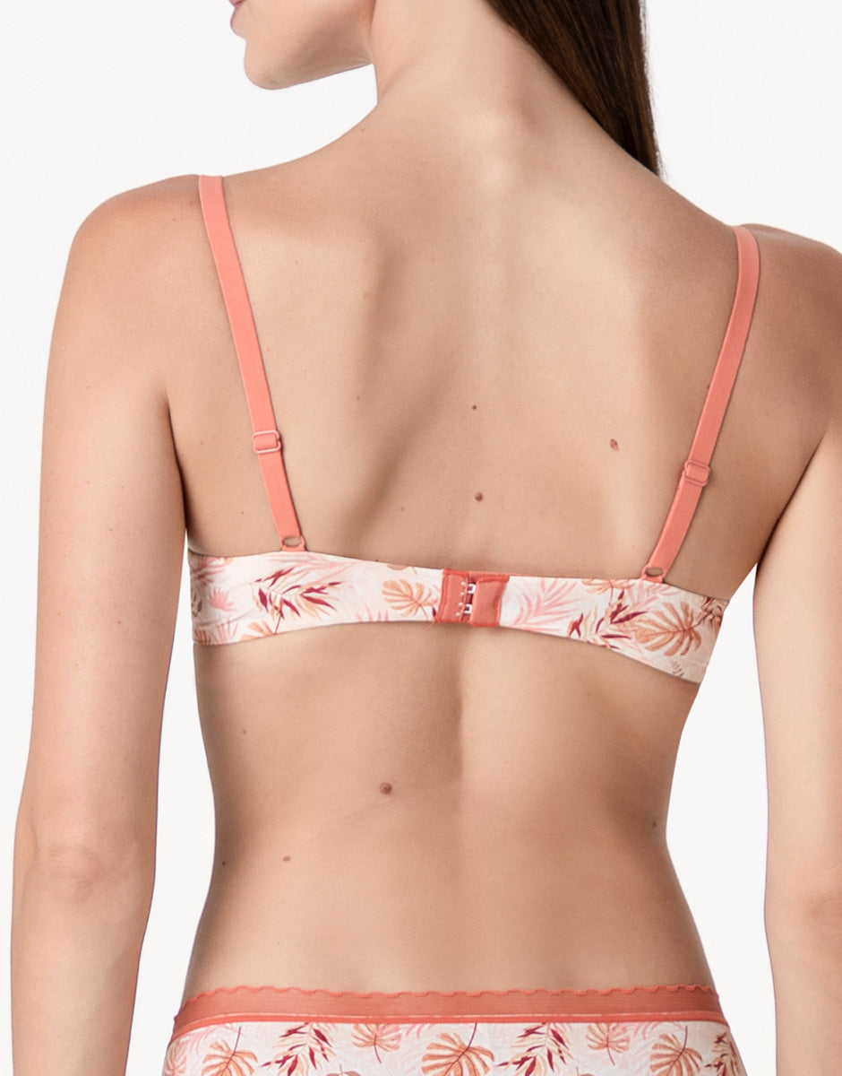 Lovable My Daily Comfort Printed reggiseno con ferretto rosa polvere