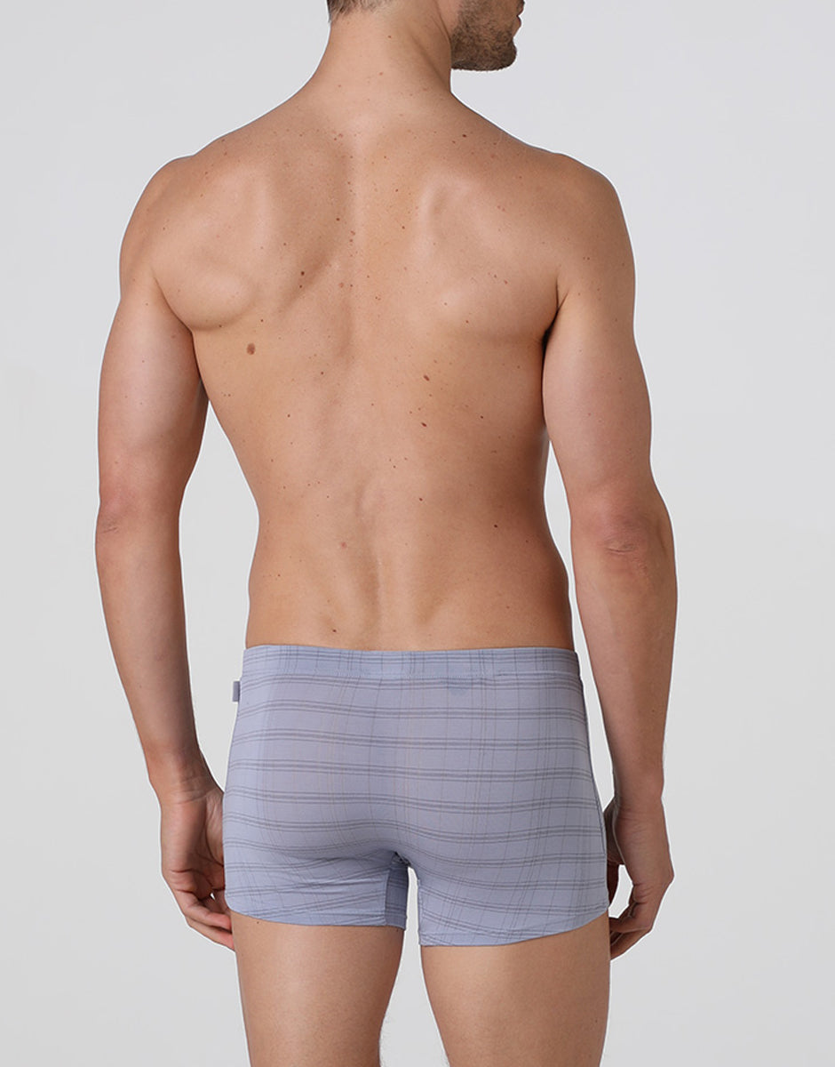 Lovable Value Elegance boxer uomo in micromodal grigio chiaro