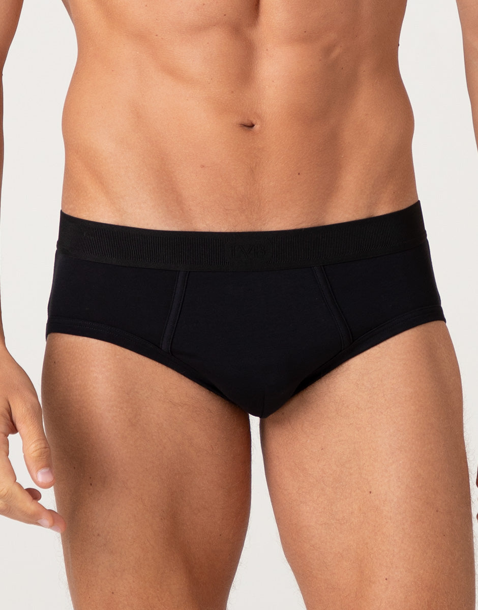 Lovable Lovely Signature Cotton slip nero uomo