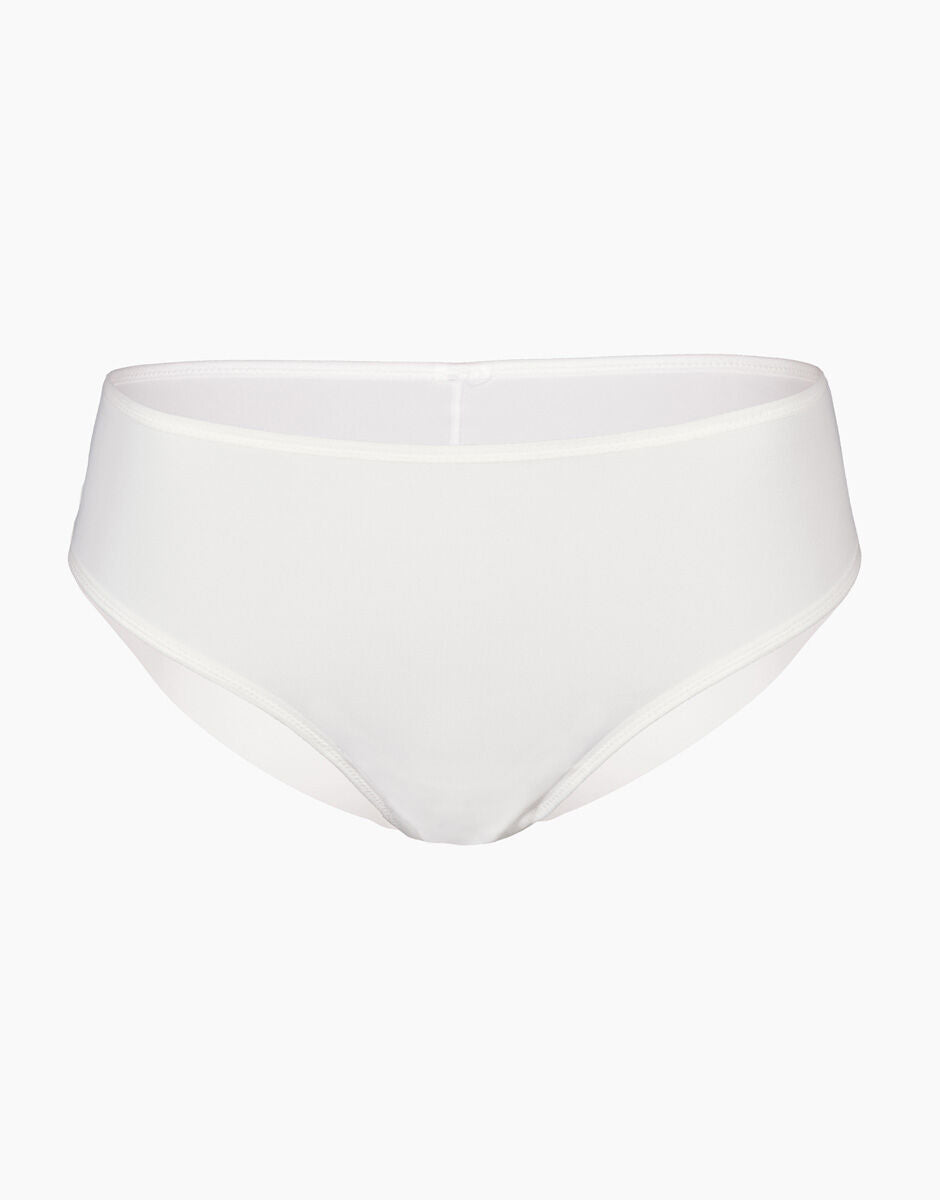 Lovable Invisible Lift Slip midi bianco in microfibra invisibile