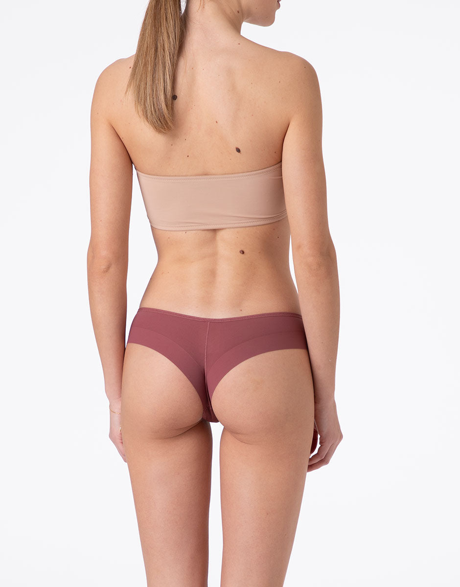 Lovable Invisible Lift Brasiliano microfibra rosso amaranto 2/S–5/XL