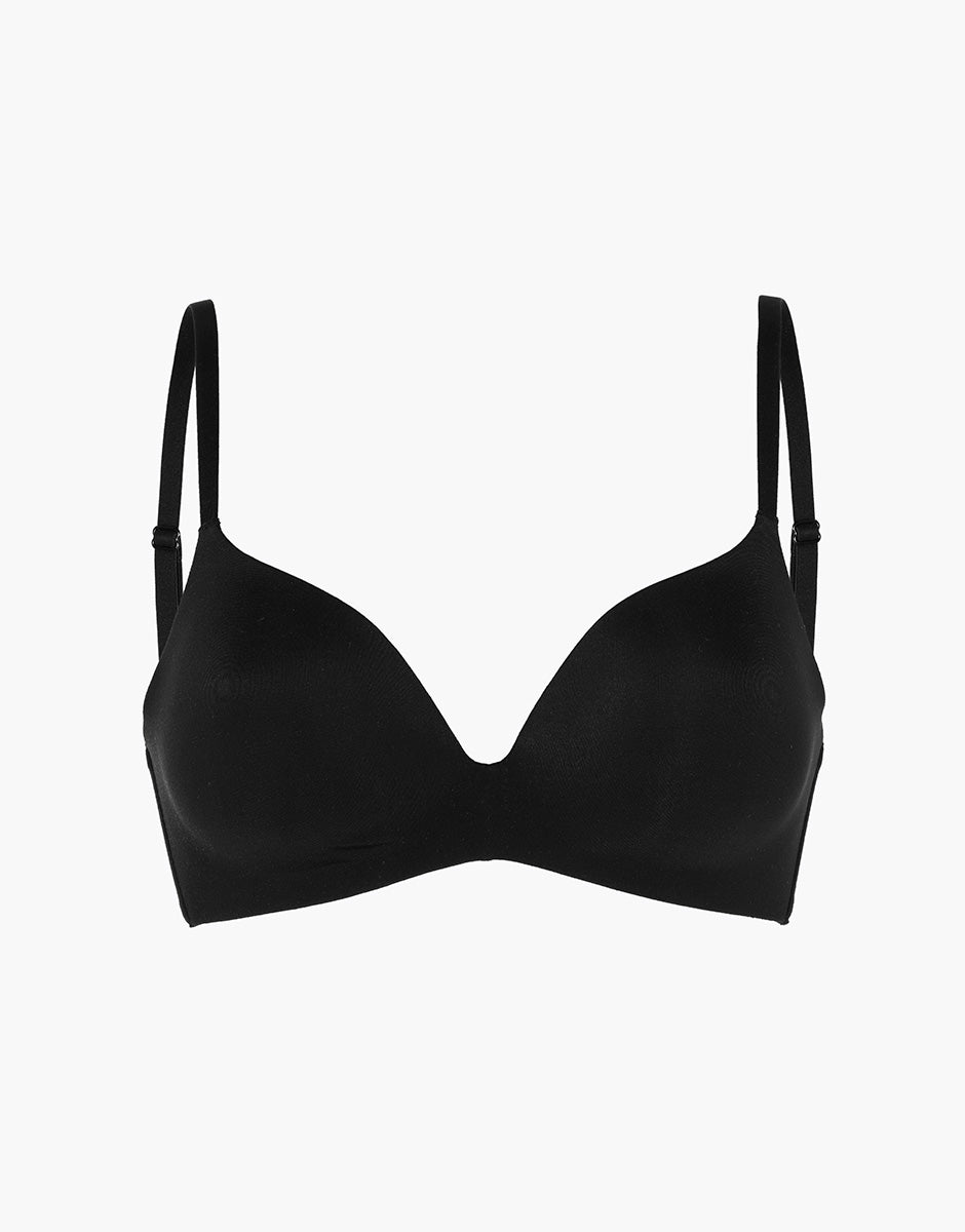 Lovable Invisible Essence reggiseno senza ferretto nero in microfibra