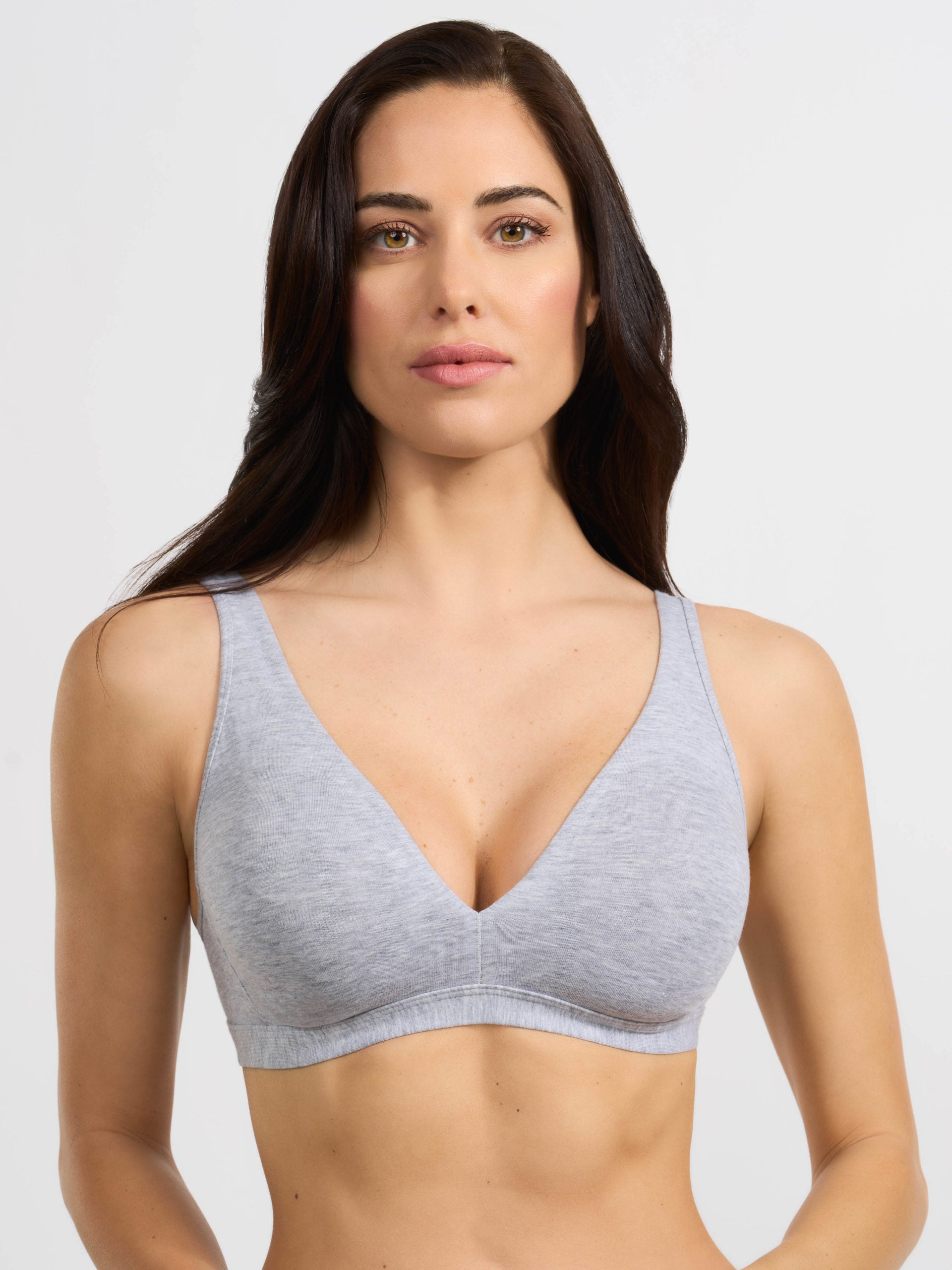 SPIMAN Millennial reggiseno modello vela bianco coppa B in cotone