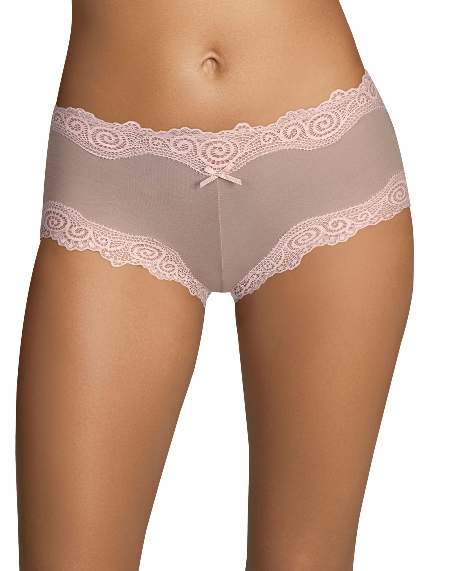 Maidenform Underwear Cheeky Modal Hipster mutande, pizzo smerlato