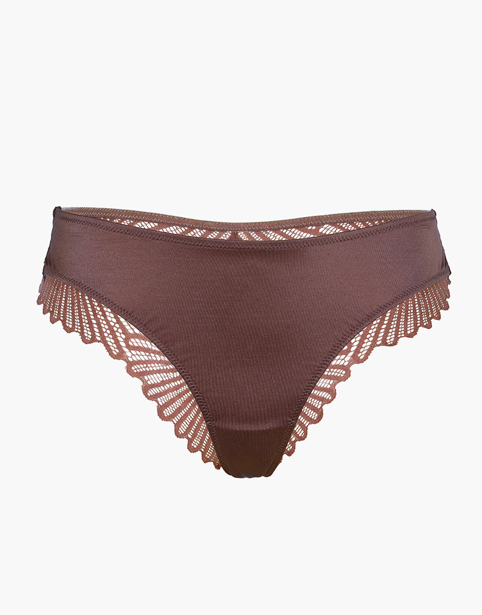 Lovable So Lacy Panties Blowball Lacy Micro brasiliano nocciola