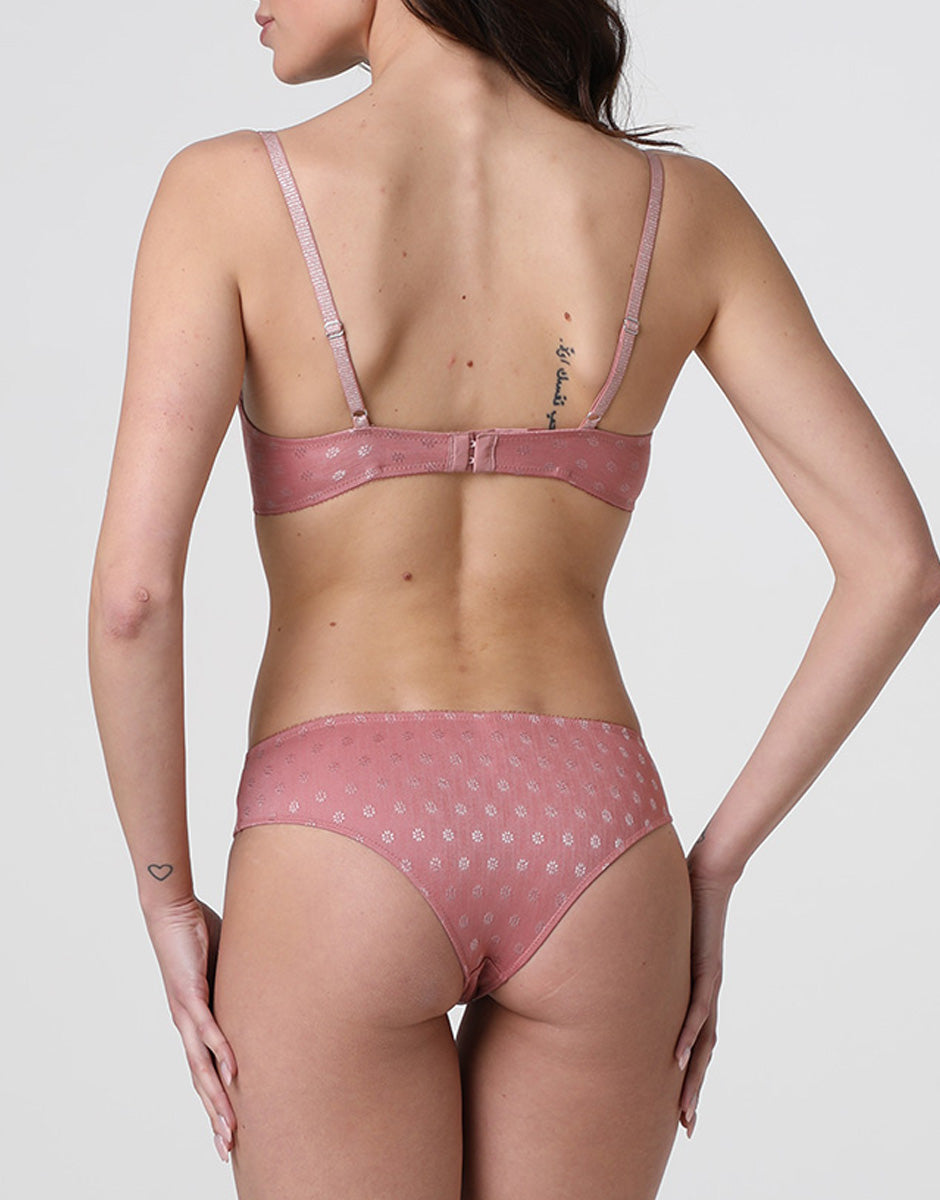 Lovable My Daily Comfort Daisy Fancy Micro brasiliano rosa polvere microfibra