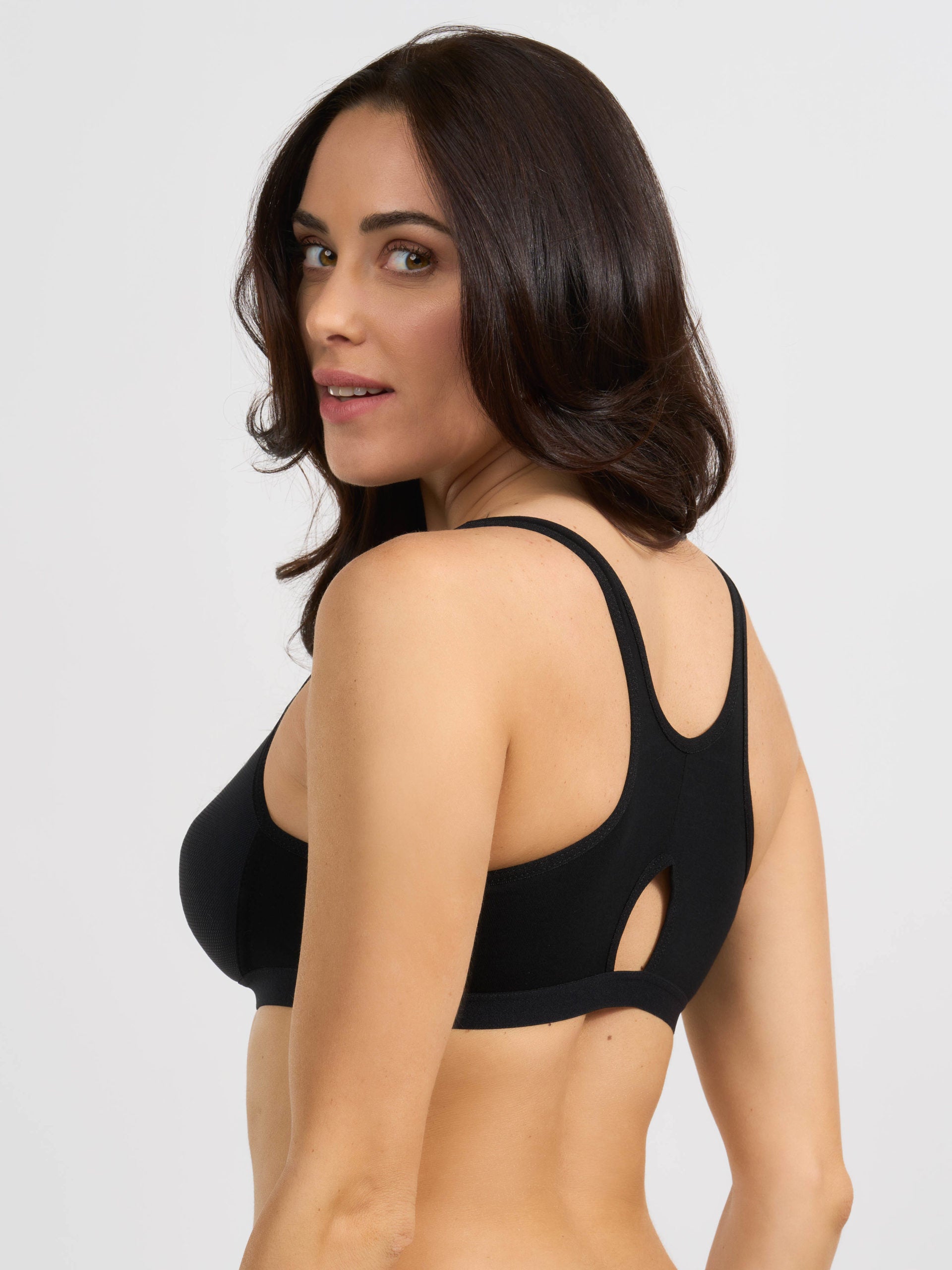 SPIMAN Millennial reggiseno sportivo a bustino coppa preformata coppa B