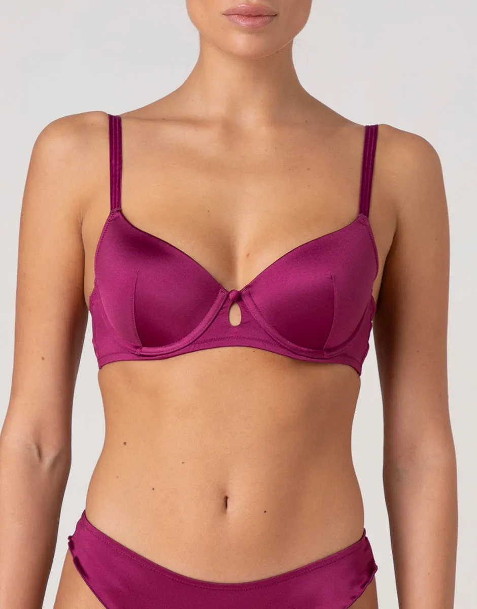 Lovable Invisible Lift Chic Micro reggiseno imbottito con ferretto lampone viola