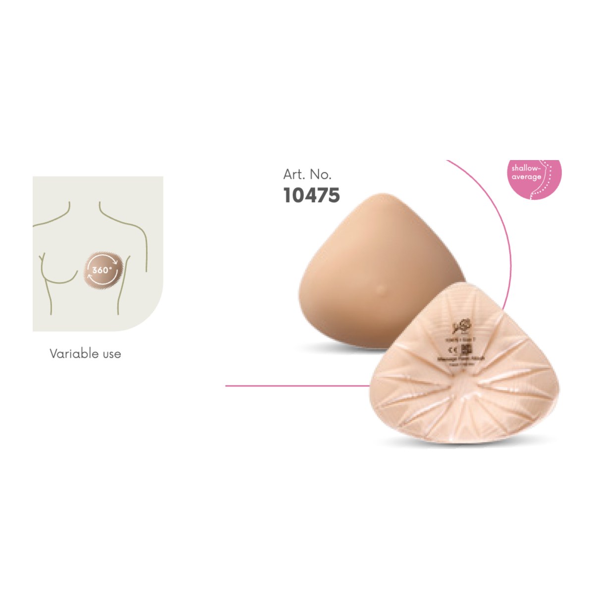 ABC Breast Care Protesi mammarie Protesi Massage adesiva simmetrica
