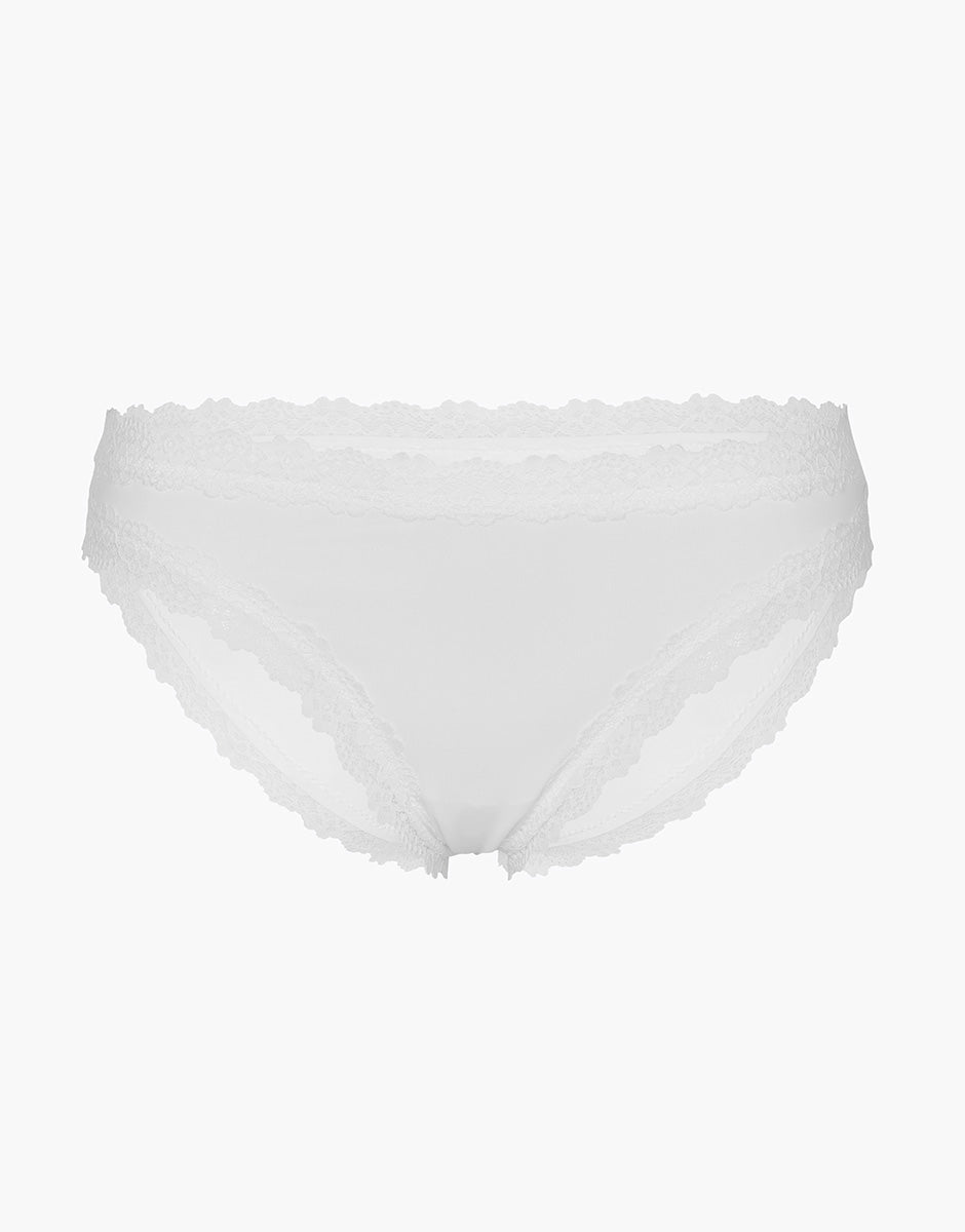 Lovable So Lacy Panties Lacy Micro slip bianco in microfibra