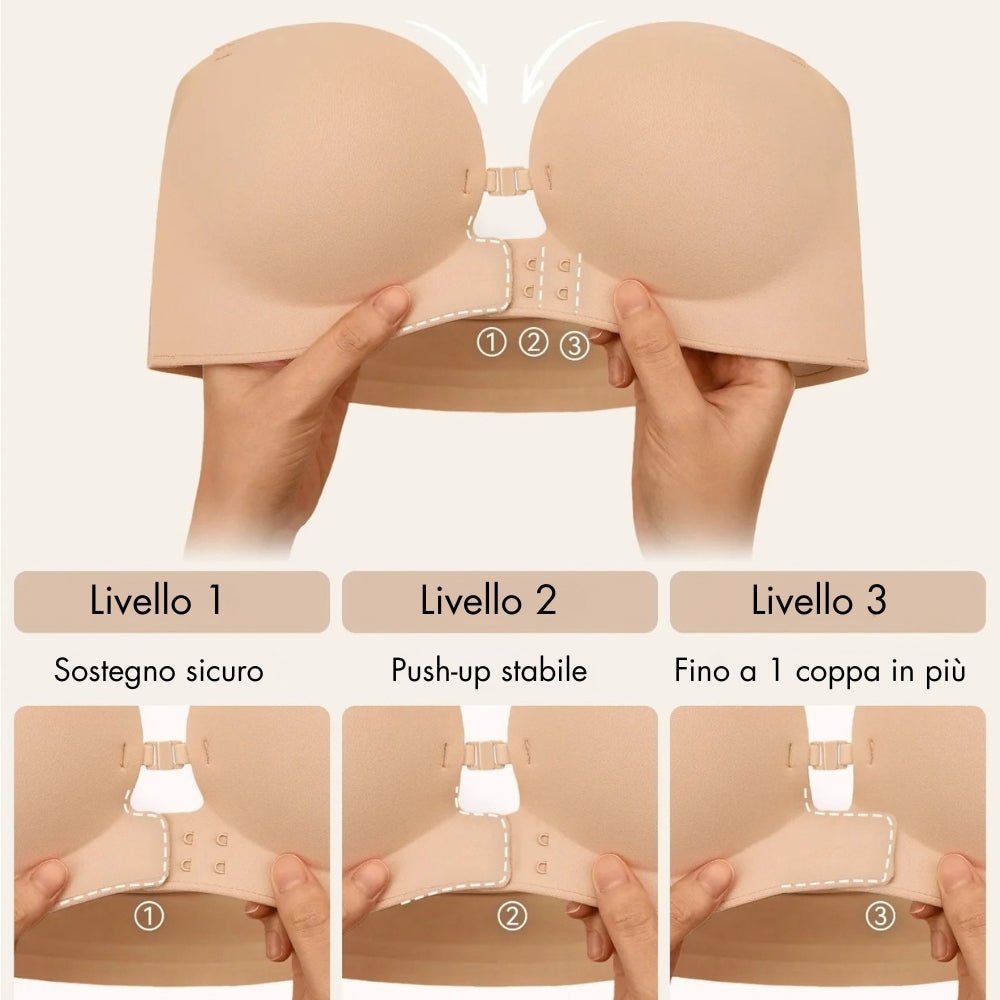 Notorious N°01 Reggiseno Strapless Push-up