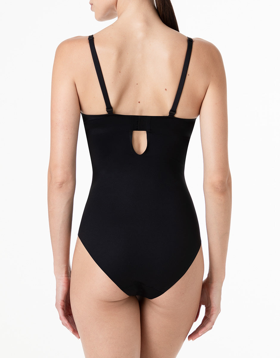 Lovable Invisible Essence Body con Ferretto nero in microfibra invisibile