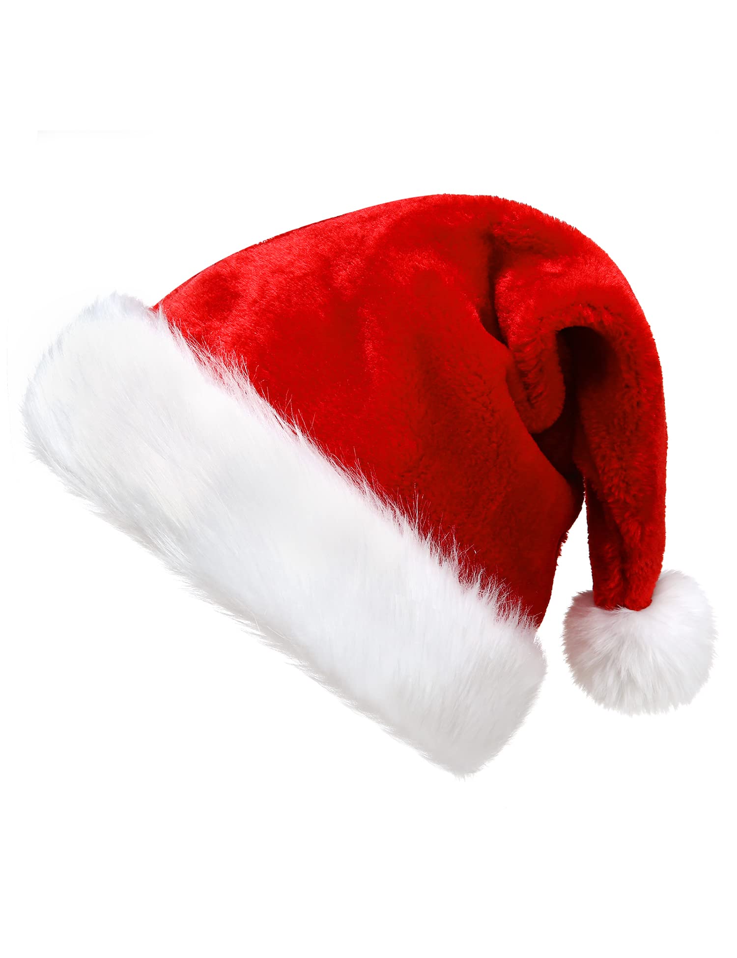 RSLOVE Costumes cappello Babbo Natale rosso con pompon
